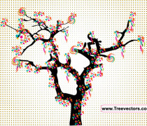 Colorful Vector Tree