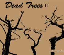 Free Dead Tree Silhouette Vector