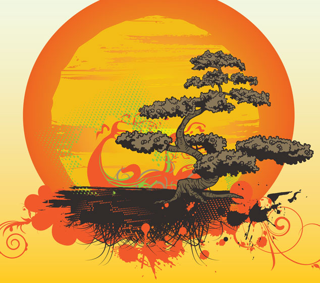 Bonsai Tree Vector Tree Vector