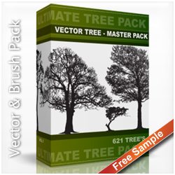 Vector Tree Master Pack-621 Trees